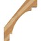 Ekena Millwork 6"W x 26"D x 32"H Merced Rough Sawn Knee Brace, Western Red Cedar BRC06X26X32MRC00RWR - alternate 3